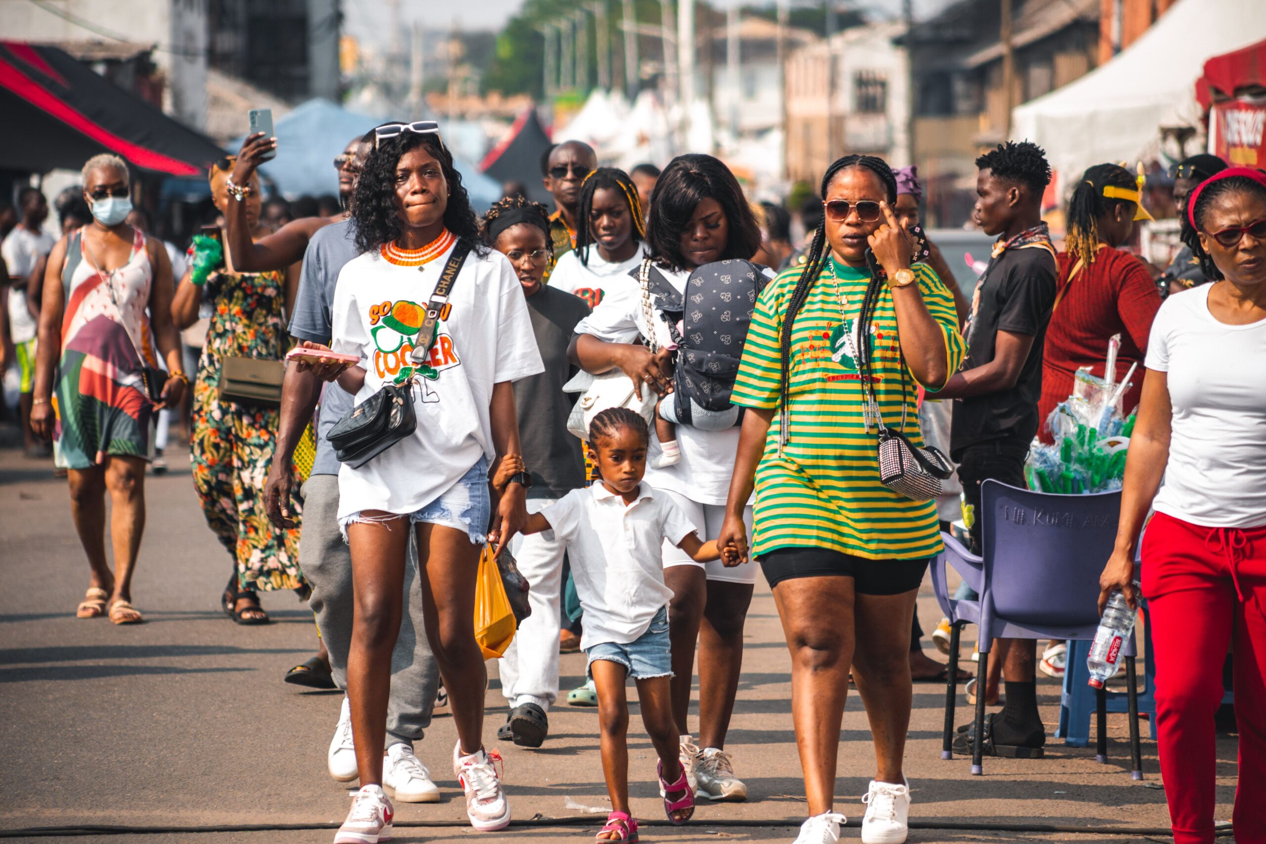 Travelers experiencing the culture and beauty of Ghana